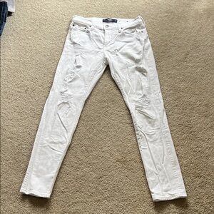 Hollister man White Skinny Jeans